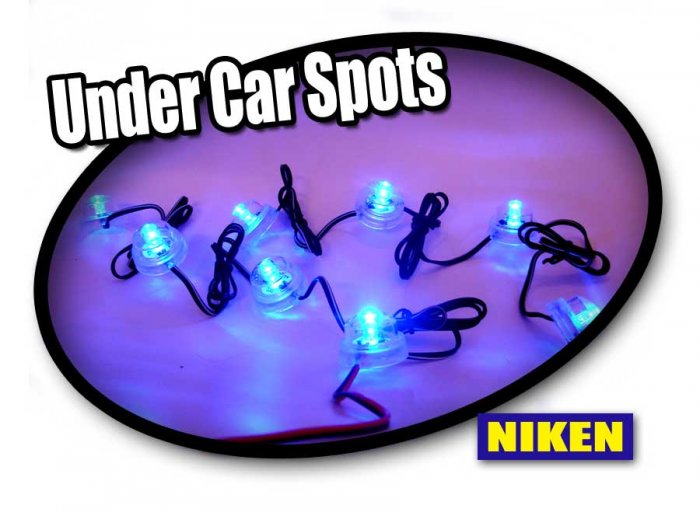 Under bilen LED spots [blå]